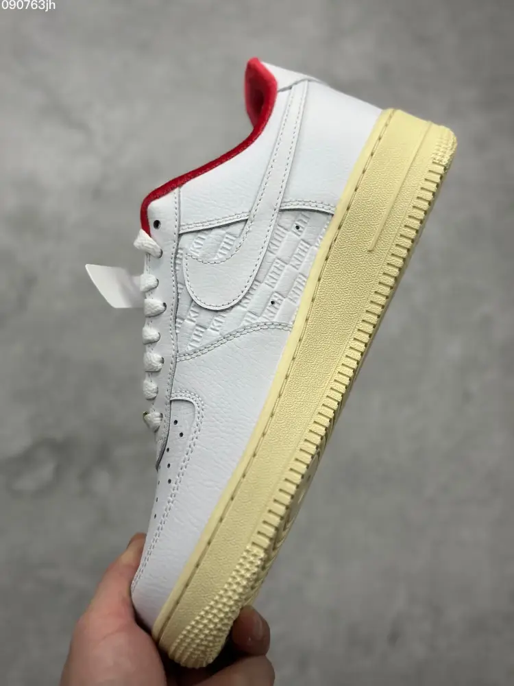 Kith x Nike Air Force 1 Low 'White Red' – Top , Best Sneakers, Multiple Sizes Available WellDesigned 1038 