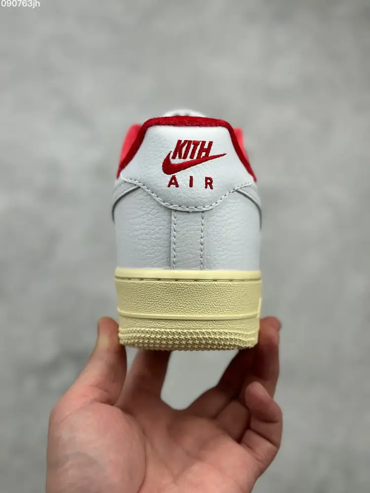 Kith x Nike Air Force 1 Low 'White Red' – Top , Best Sneakers, Multiple Sizes Available WellDesigned 1038 