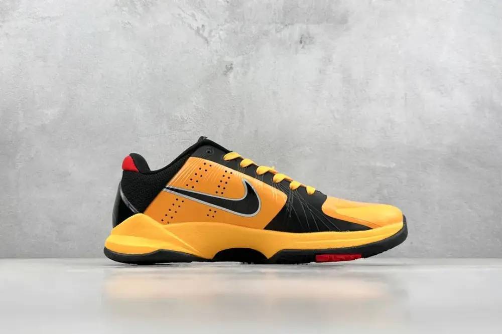 Lightweight NK Zoom Kobe 5 Collaboration – Yellow Black – Authentic Nike Sneakers 1458 