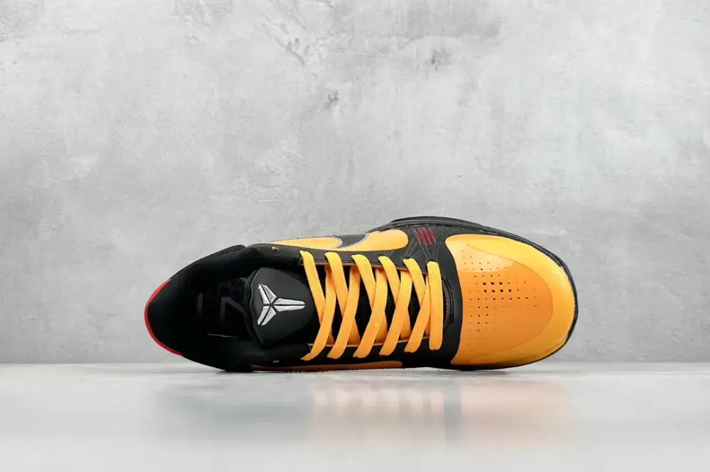 Lightweight NK Zoom Kobe 5 Collaboration – Yellow Black – Authentic Nike Sneakers 1458 