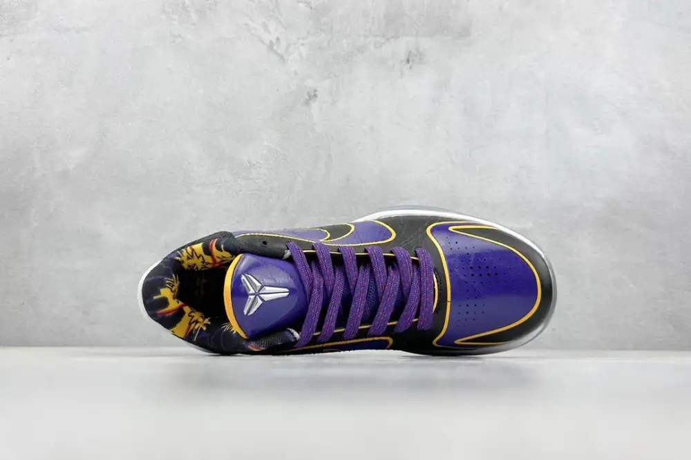 NK Zoom Kobe 5 Protro – Purple Black Yellow – High-Quality with Nike Style Unisex 1463 