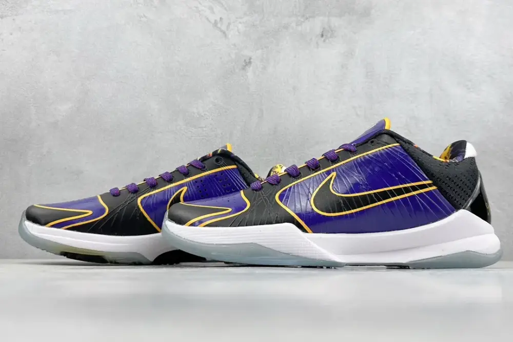 NK Zoom Kobe 5 Protro – Purple Black Yellow – High-Quality with Nike Style Unisex 1463 