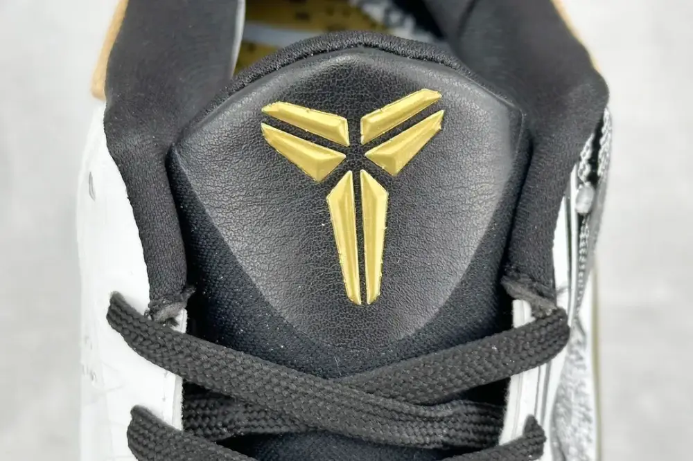 StreetReady NK Zoom Kobe 5 Protro – White Black Gold – Collaborative Edition with and Nike Collection 1457 