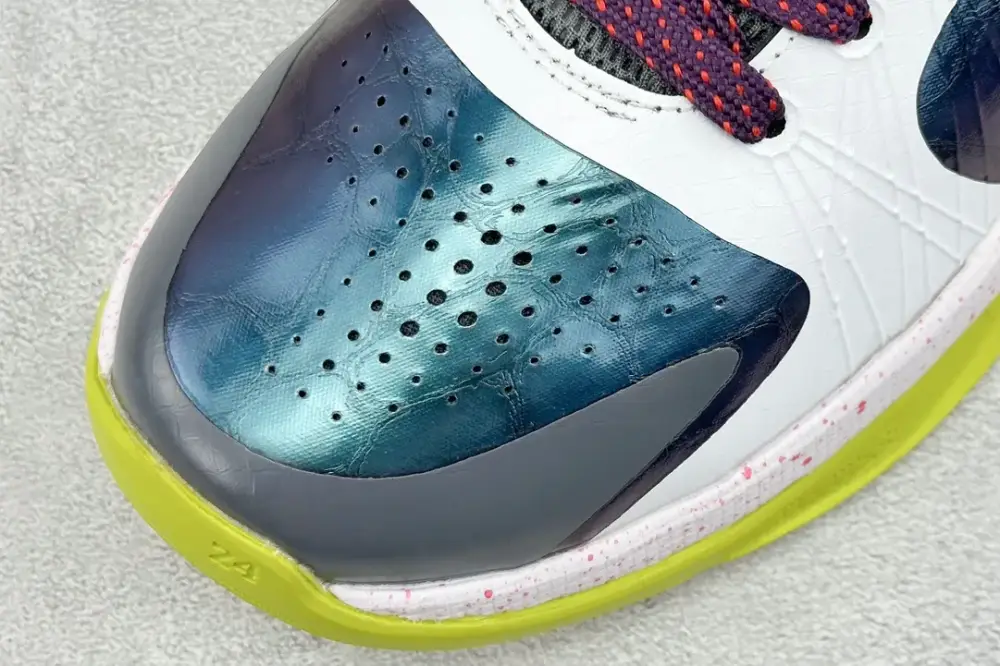 Cozy NK Zoom Kobe 5 Protro – White Yellow Blue – High-Quality – Basketball Sneakers – Size 1469 
