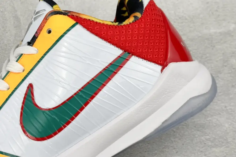 NK Zoom Kobe 5 Protro 'Chaos' – Yellow Red White – High-Quality with Nike Style EasyMatch 1460 