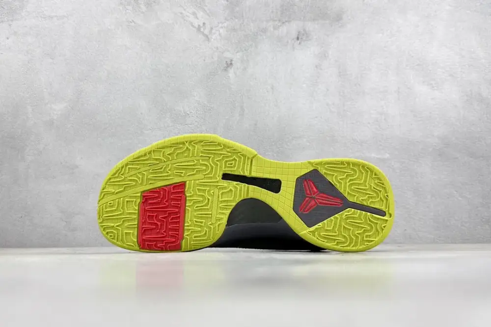 Breathable NK Zoom Kobe 5 Protro 'Pure ' – Grey Purple Yellow – with Nike Design 1453 