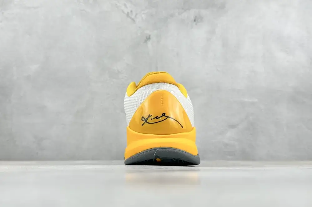 Supportive NK Zoom Kobe 5 Protro White Yellow Basketball – Nike Edition 386430- 1464 