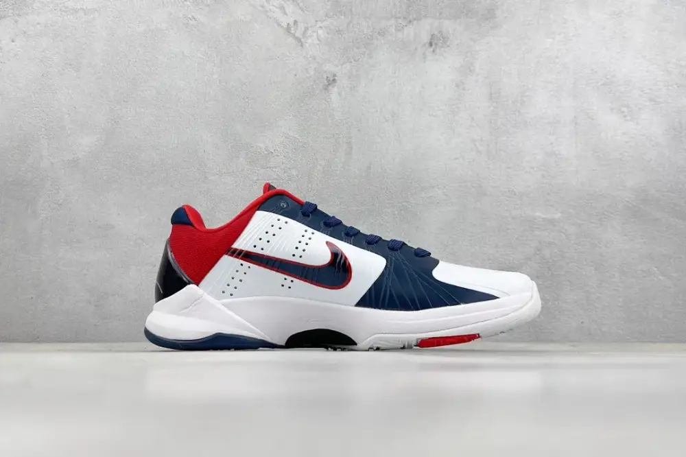 WeatherProof NK Zoom Kobe 5 Pure Edition – Red, White, and Blue – Basketball with Nike-Inspired Design and Quality 1452  CAA8