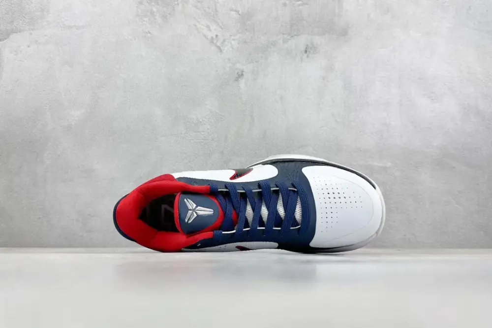WeatherProof NK Zoom Kobe 5 Pure Edition – Red, White, and Blue – Basketball with Nike-Inspired Design and Quality 1452  CAA8
