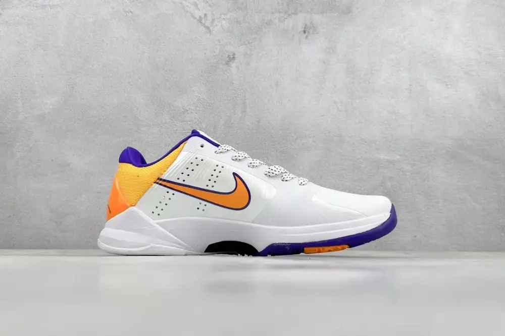 ModernLook NK Zoom Kobe 5 Pure Edition – White Orange Purple with Nike Design 1456 