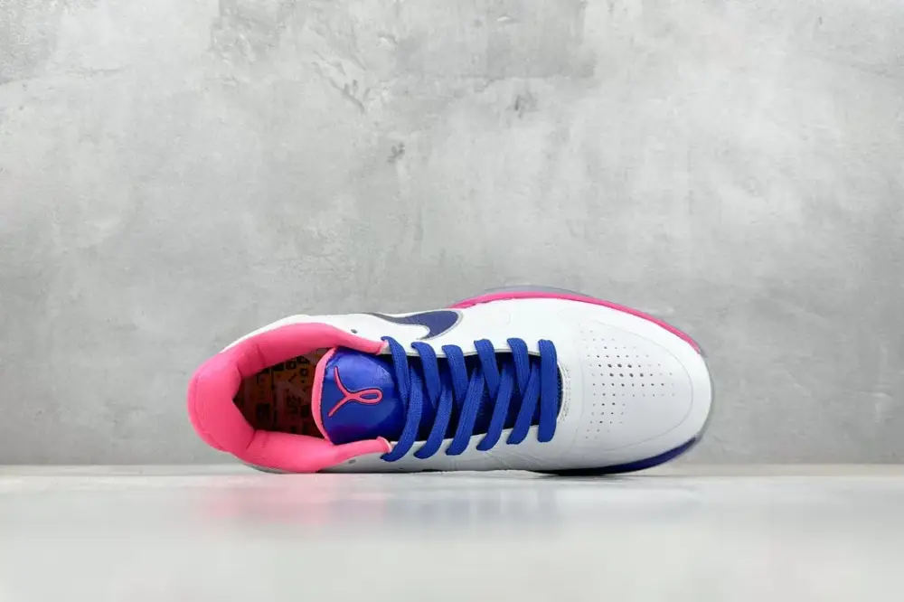 Lightweight NK Zoom Kobe 5 Pure Version – White Pink Blue with Nike Style 1468  EDDEF128