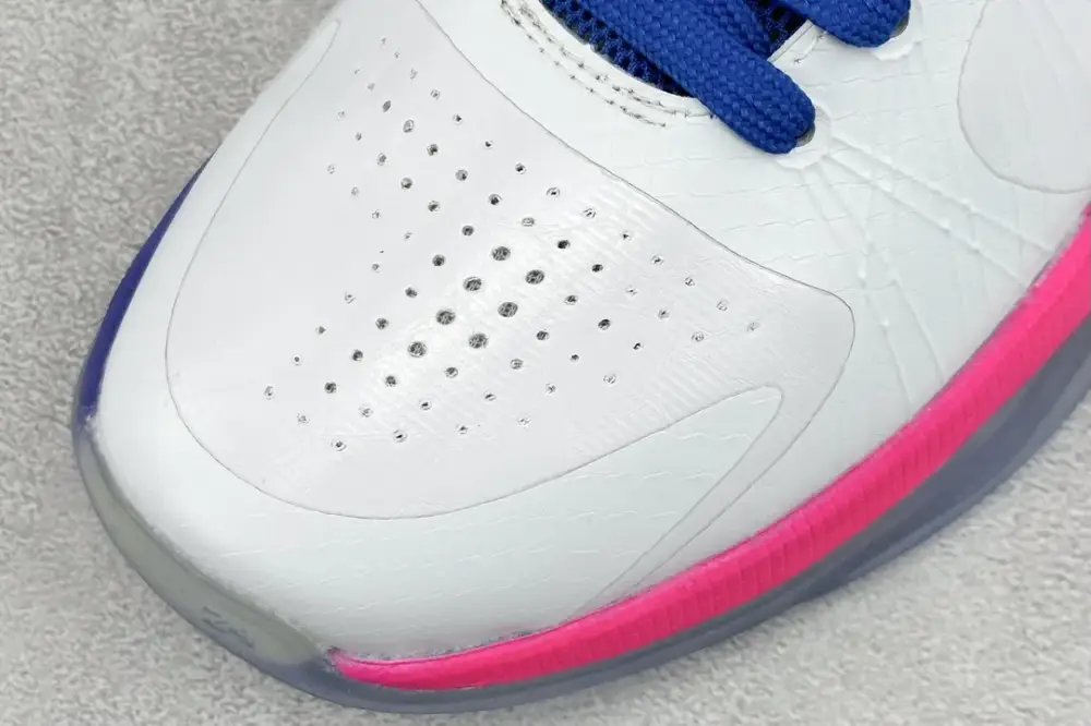 Lightweight NK Zoom Kobe 5 Pure Version – White Pink Blue with Nike Style 1468 