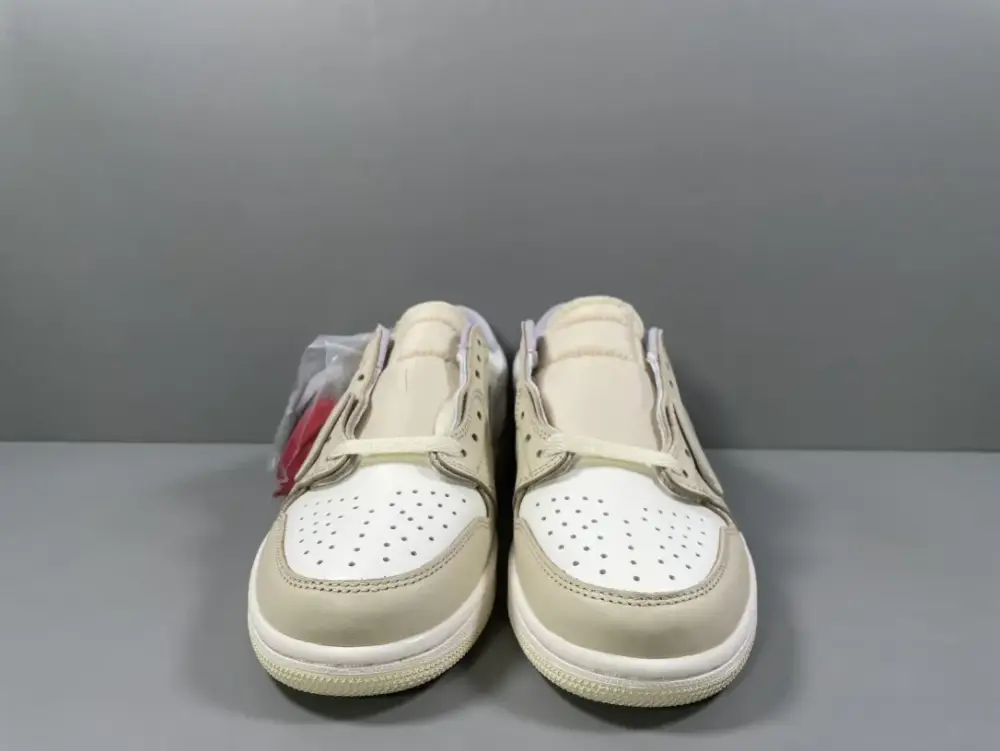 FastDry Nike AJ1 Low Deconstructed – Light Cream White 1235 