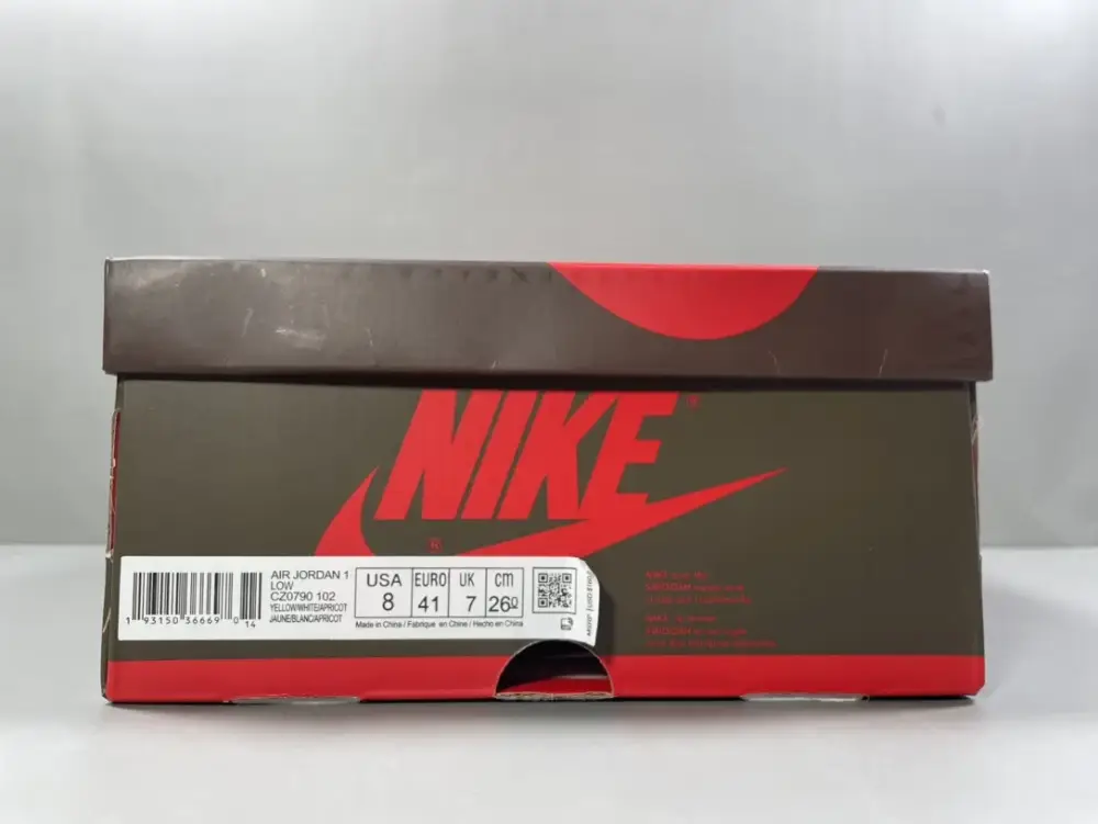 FastDry Nike AJ1 Low Deconstructed – Light Cream White 1235 