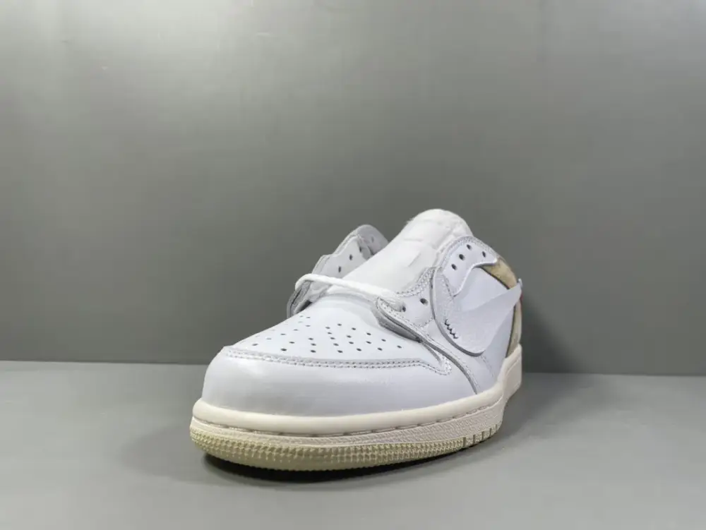 SoftTouch Nike AJ1 Low Deconstructed White – Corporate 260 Pure Version – Men's – Top Quality Best Sneakers 1254 