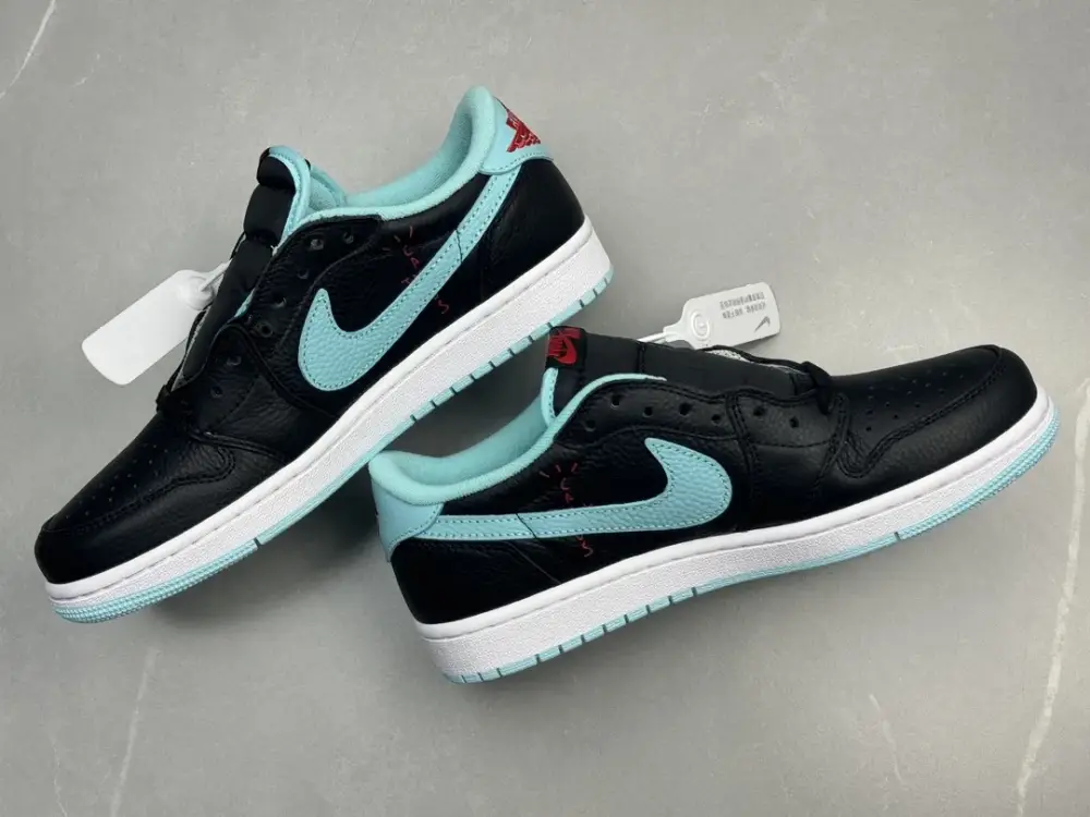Nike AJ1 Low Travis Scott x Fragment Black Blue – Nikes – Sizes 36- Effortless 1246 