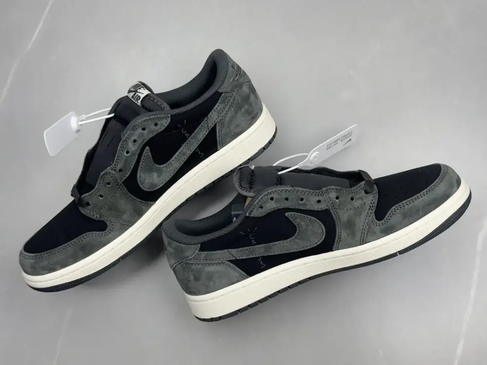 Nike AJ1 Low x Off-White Black Grey Swoosh – Best Sneakers – Sizes 36- Thermal 1267 
