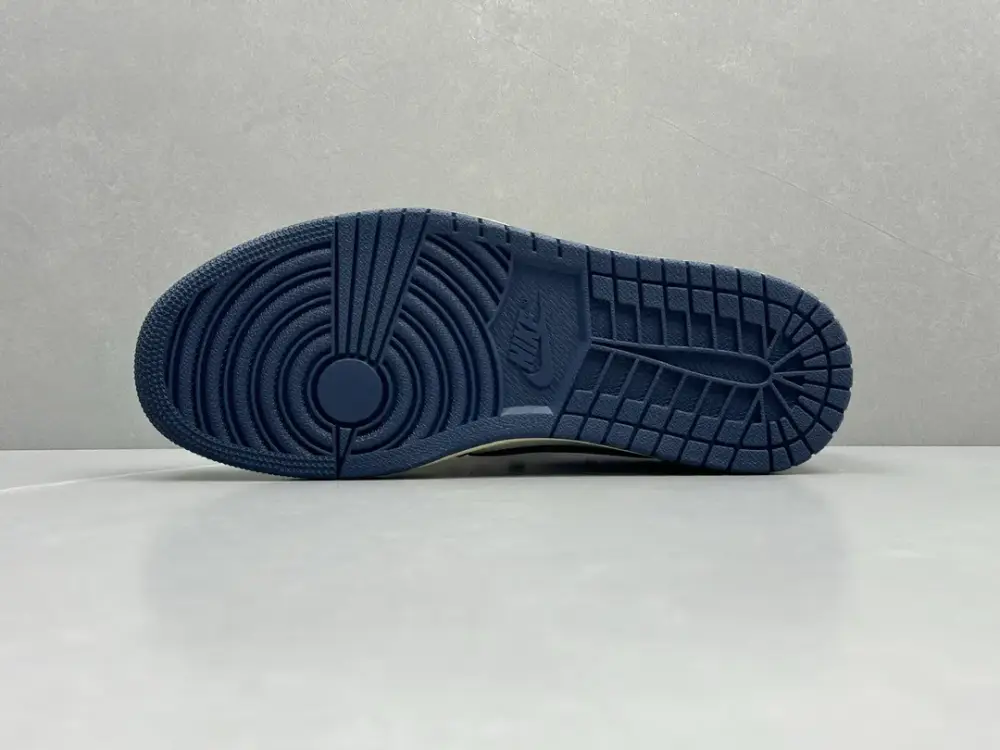 Sporty Nike AJ1 Low x Travis Scott Cactus Jack Navy Blue Black White – Top Best Sneakers in Sizes 36- 1265 