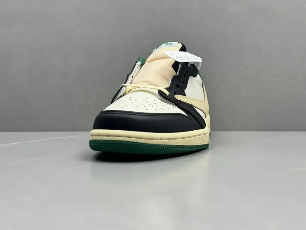 Nike AJ1 Low x Travis Scott White Green Cactus Jack – Top Quality Sneakers Sizes 36- Effortless 1261  DDD138