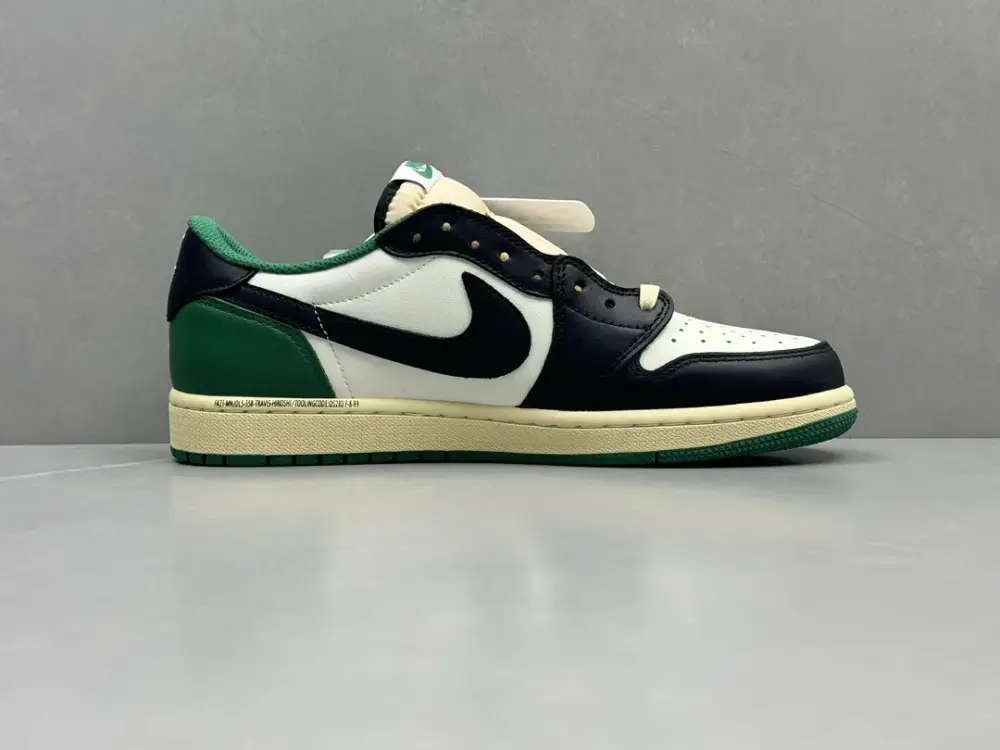 Nike AJ1 Low x Travis Scott White Green Cactus Jack – Top Quality Sneakers Sizes 36- Effortless 1261  DDD138