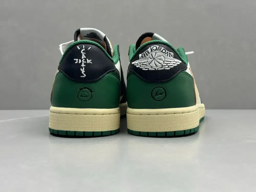 Nike AJ1 Low x Travis Scott White Green Cactus Jack – Top Quality Sneakers Sizes 36- Effortless 1261 