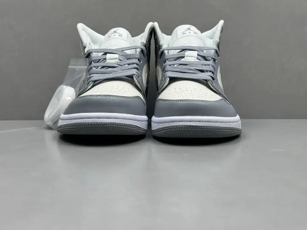 Fashionable Nike AJ1 Mid Grey White Basketball – Nike Sneakers – Sizes 36-46 (Including Half Sizes 1228 