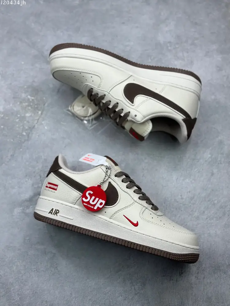 Nike Air Force 1 '07 Low – Brown White – Best Sneakers Original Version (AA1366- Vibrant 1003 