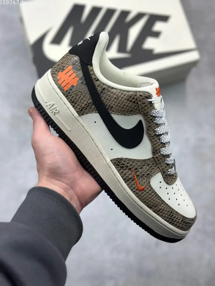 Nike Air Force 1 '07 Low – Camo Black White, AA1366-401, Various Sizes, Best Sneakers, Chic 1004 