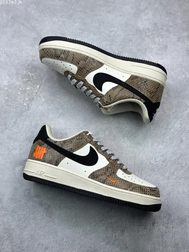 Nike Air Force 1 '07 Low – Camo Black White, AA1366-401, Various Sizes, Best Sneakers, Chic 1004 