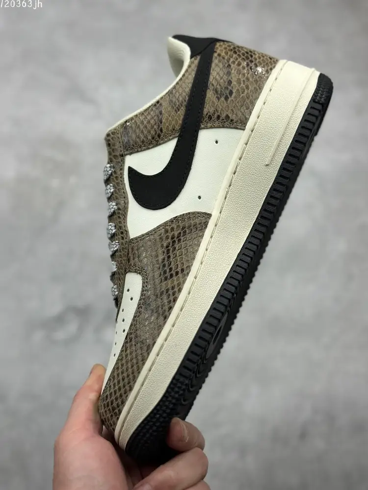 Nike Air Force 1 '07 Low – Camo Black White, AA1366-401, Various Sizes, Best Sneakers, Chic 1004 