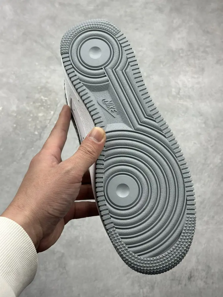 Nike Air Force 1 '07 Low – Grey White, Dior Edition, Best Sneakers, Multiple Sizes Available (AA1366- Affordable 1010 