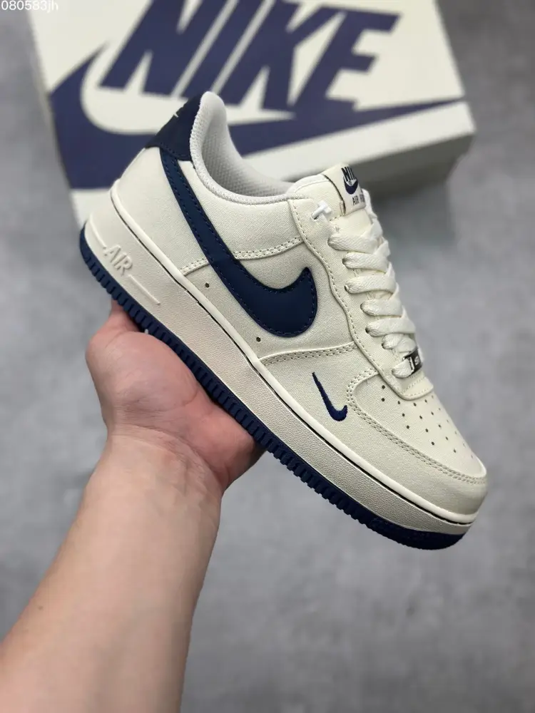 Durable Nike Air Force 1 '07 Low Cream Blue Canvas – Best Sneakers & Online – TQ1456- 1055 