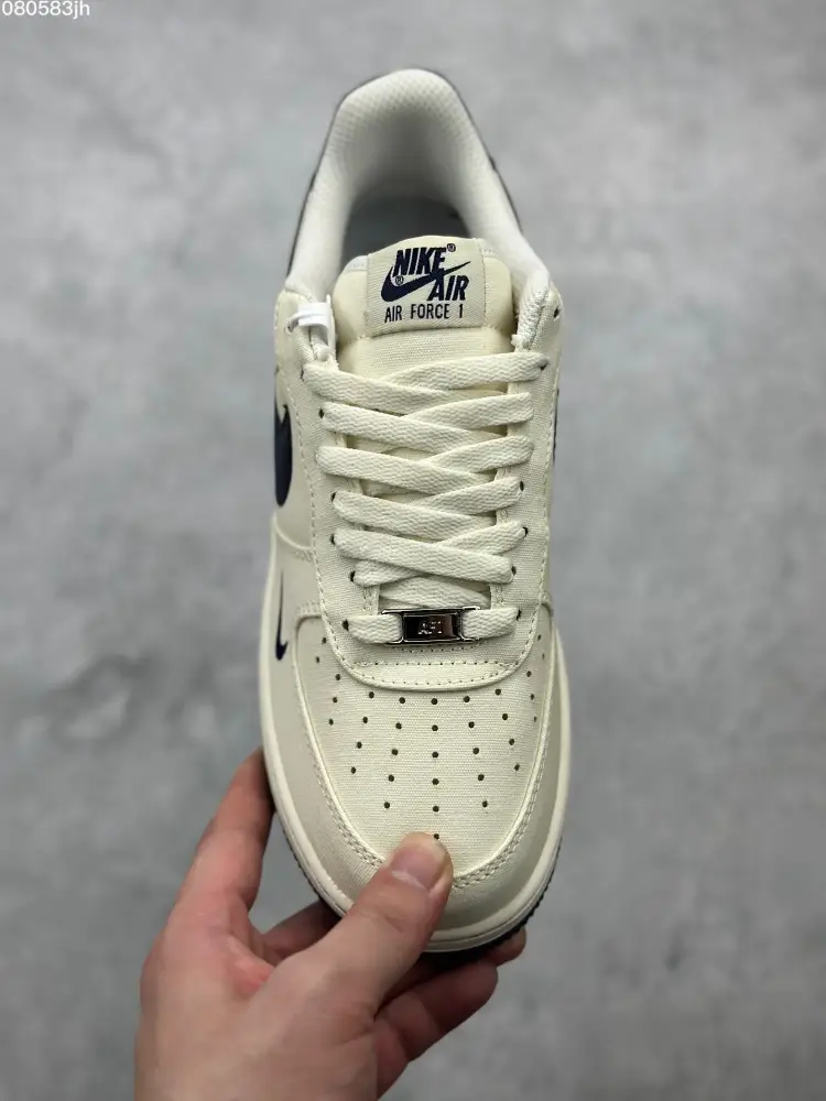 Durable Nike Air Force 1 '07 Low Cream Blue Canvas – Best Sneakers & Online – TQ1456- 1055 