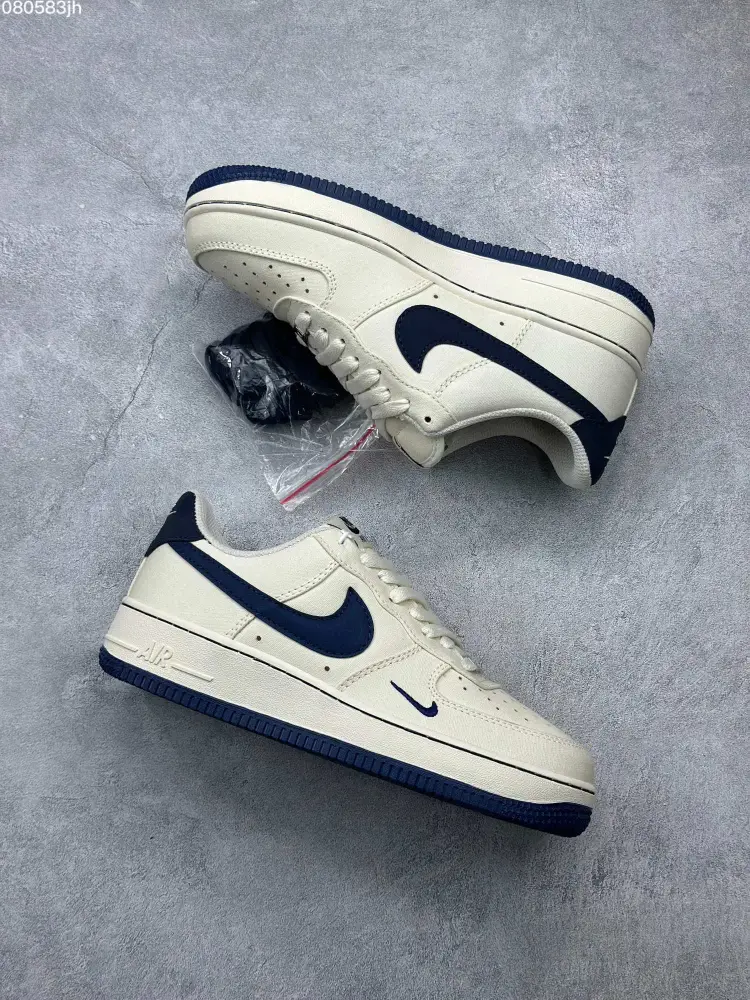 Durable Nike Air Force 1 '07 Low Cream Blue Canvas – Best Sneakers & Online – TQ1456- 1055 