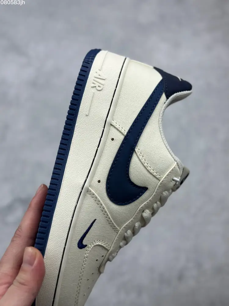 Durable Nike Air Force 1 '07 Low Cream Blue Canvas – Best Sneakers & Online – TQ1456- 1055 