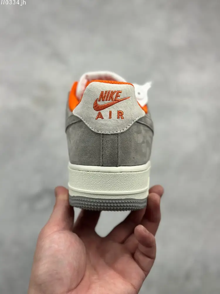 Nike Air Force 1 '07 Low Grey Orange Suede – Top Best Sneakers – CQ5059- MoistureWicking 1022 