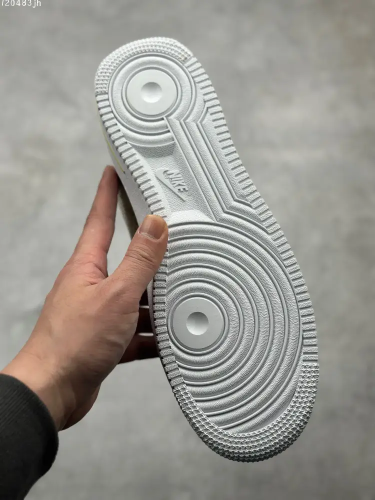 Nike Air Force 1 '07 Low-Top – Beige and White – Custom Design – High Quality – AA1366- WaterResistant 1091 