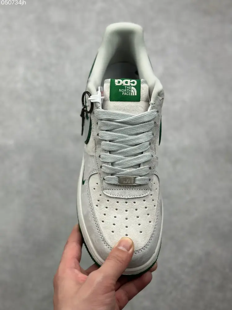 Nike Air Force 1 '07 Low x The North Face x CDG – Mint Green Pig Suede – Best Sneakers & WaterResistant 995 