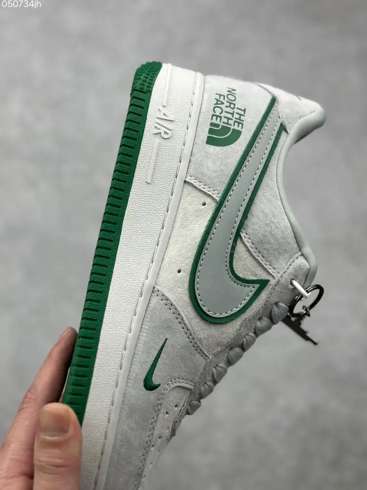 Nike Air Force 1 '07 Low x The North Face x CDG – Mint Green Pig Suede – Best Sneakers & WaterResistant 995 