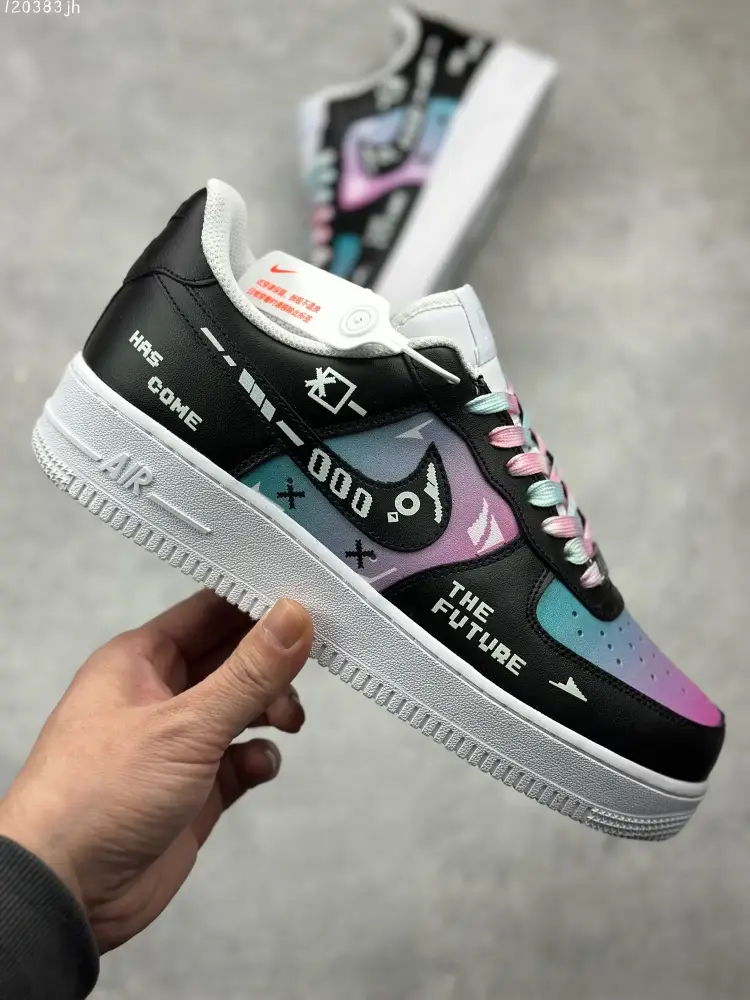 Nike Air Force 1 Low '07 – Custom Game Theme, Multicolor, Best Sneakers, (CW2288- Bold 1008 