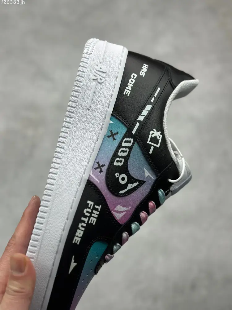 Nike Air Force 1 Low '07 – Custom Game Theme, Multicolor, Best Sneakers, (CW2288- Bold 1008 