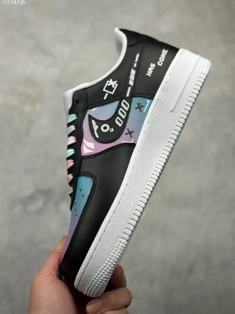 Nike Air Force 1 Low '07 – Custom Game Theme, Multicolor, Best Sneakers, (CW2288- Bold 1008 
