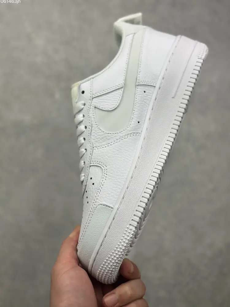 Nike Air Force 1 Low '07 Black & White Custom Leather Sneakers – Top Best Sneakers DE0099- FastDry 1067 