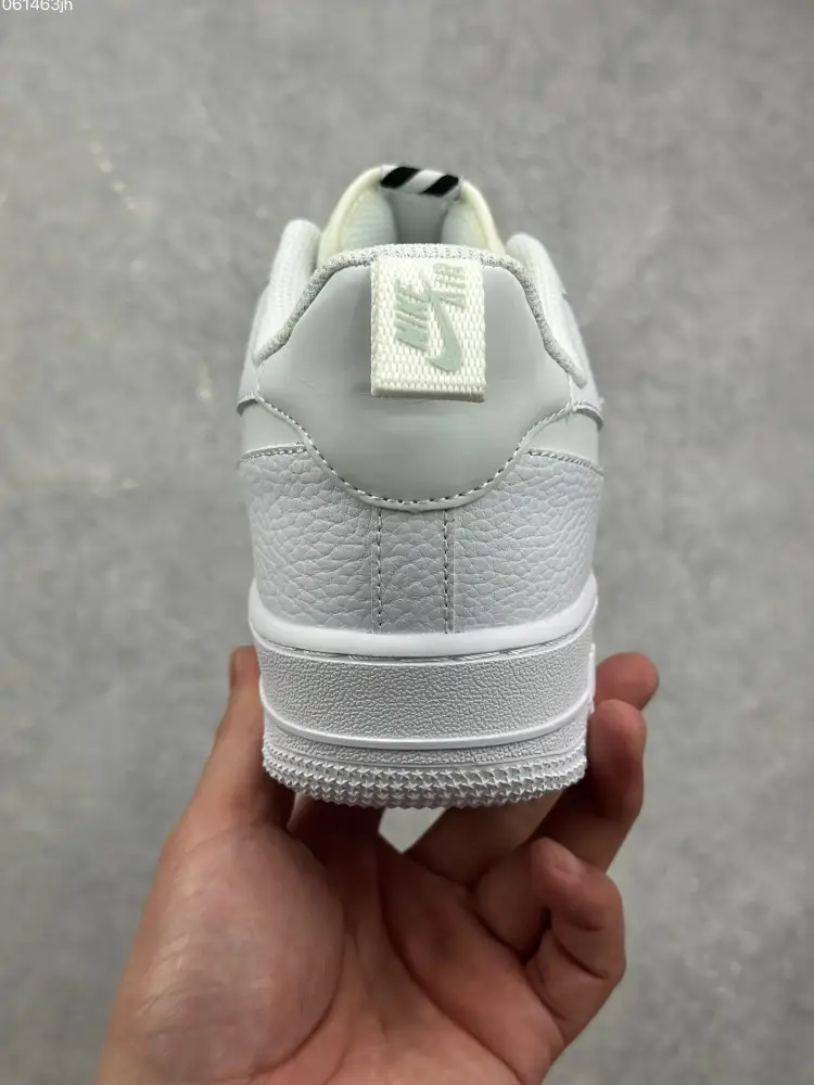 Nike Air Force 1 Low '07 Black & White Custom Leather Sneakers – Top Best Sneakers DE0099- FastDry 1067 