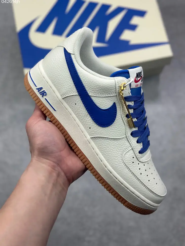 EyeCatching Nike Air Force 1 Low '07 Cream Blue – Best Sneakers for Men and Women, Low-Top 1005 