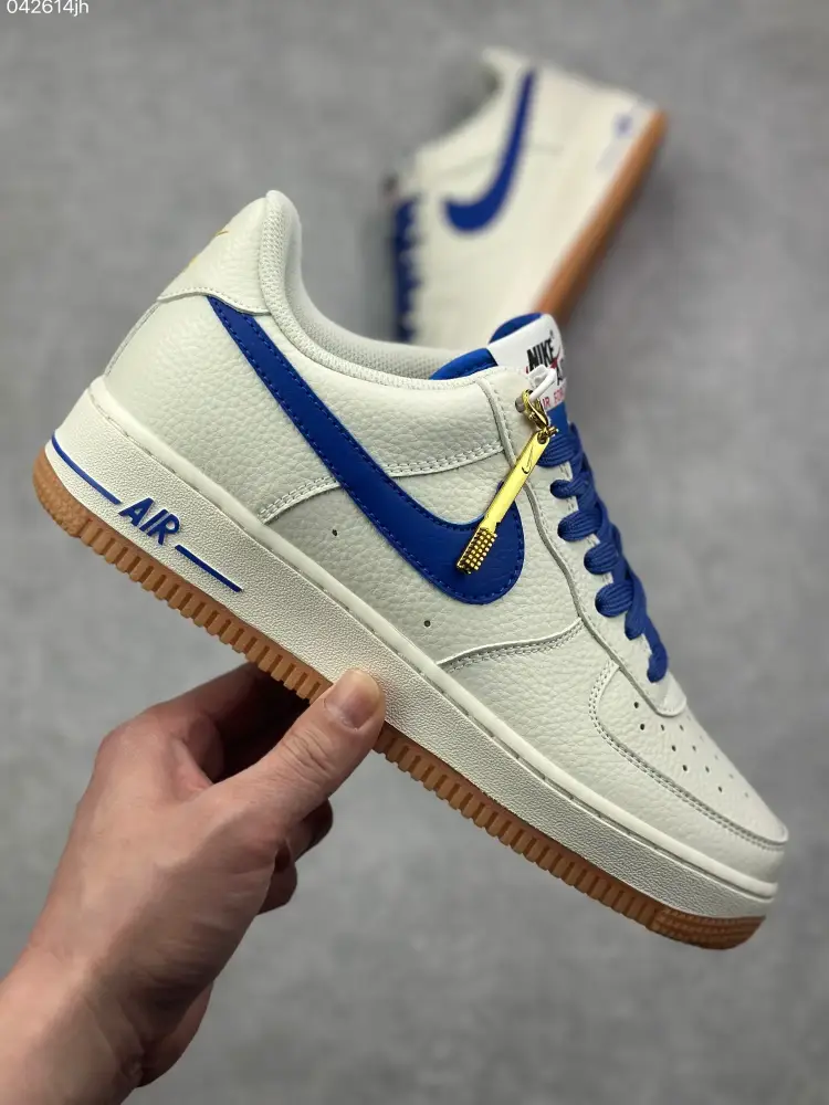 EyeCatching Nike Air Force 1 Low '07 Cream Blue – Best Sneakers for Men and Women, Low-Top 1005 