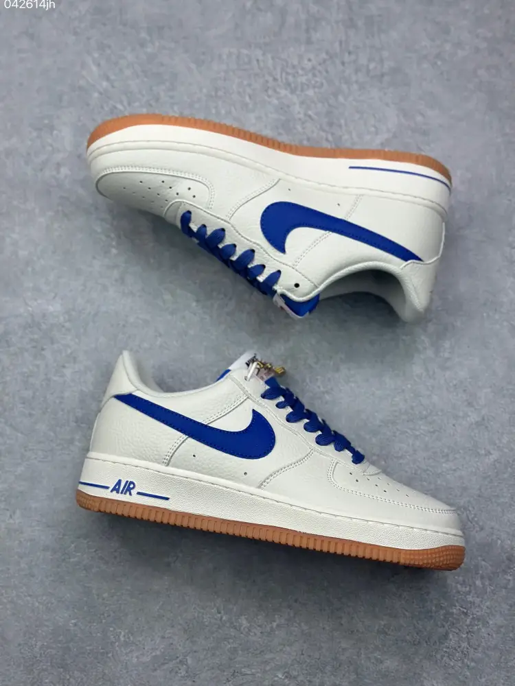 EyeCatching Nike Air Force 1 Low '07 Cream Blue – Best Sneakers for Men and Women, Low-Top 1005 