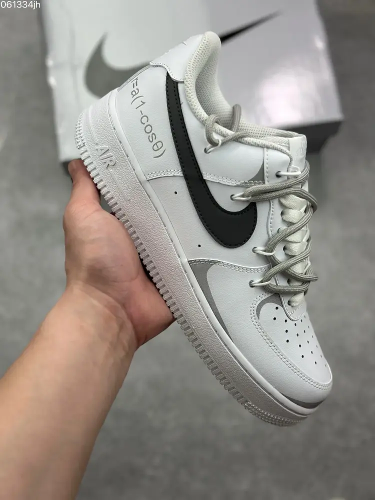 Refined Nike Air Force 1 Low '07 Custom Anime Theme White Grey Low-Top – Top Fake Nike Sneakers 1072  AEBB42