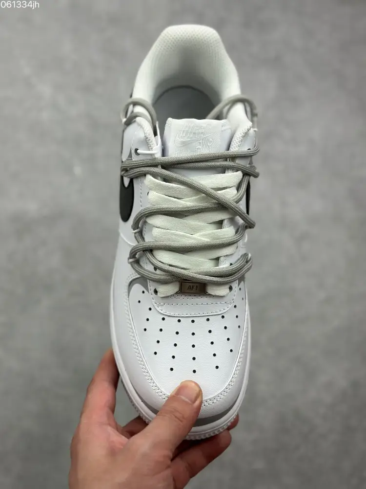Refined Nike Air Force 1 Low '07 Custom Anime Theme White Grey Low-Top – Top Fake Nike Sneakers 1072  AEBB42