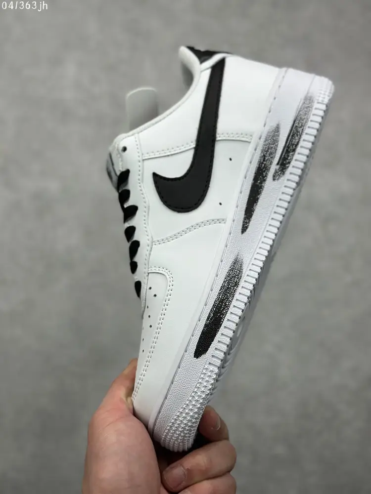 Flexible Nike Air Force 1 Low '07 Custom Sunflower White Black Sneakers – High Quality Size 36- 1080 
